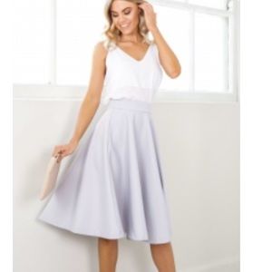 NWT showpo Gray midi skirt